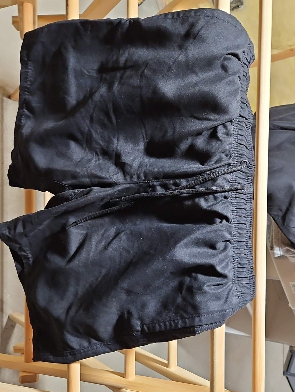 Amazon Essentials Black Athletic Drawstring Shorts